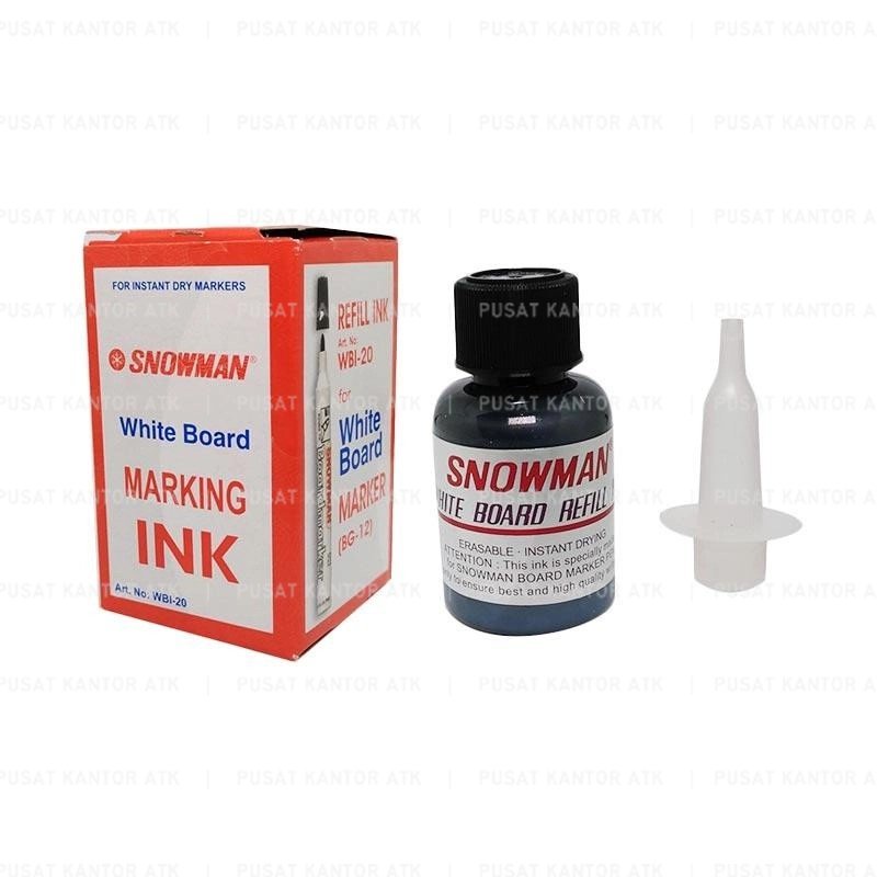 

Refil Spidol Snowman Whiteboard Ink Tinta Hitam Pewarna Mewarnai