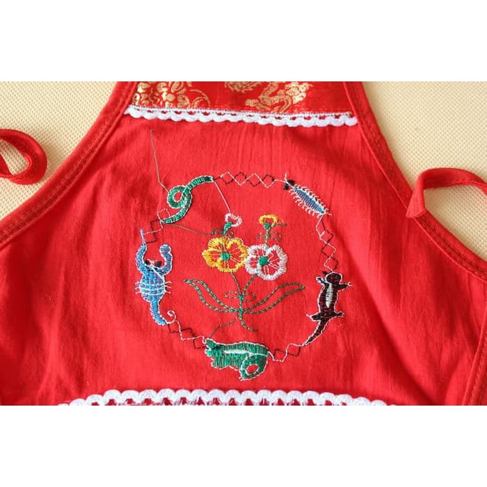 Baju Bayi Baby Bellyband 0-1 tahun Merah New Year Clothes - 0-12 Bulan