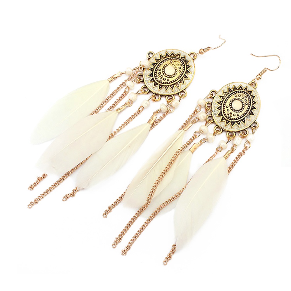 Hu Hu Hu Hu Hu Alat Bantu Pasang Kacamata♡ Anting Kait Gantung Desain Bulurumbai Rantai Warna Gold Gaya Vintagecasual Menarik Untuk Wanita