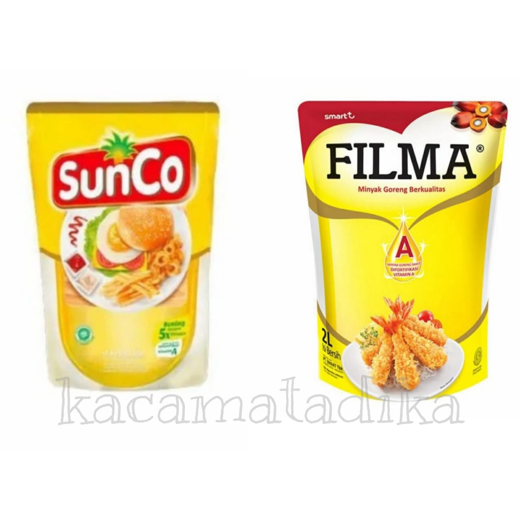 

SUNCO FILMA 2L MINYAK GORENG 2 LITER KEMASAN POUCH REFILL