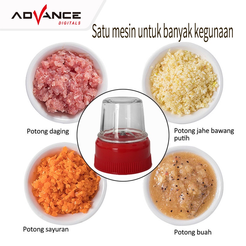 Advance Blender 1.25L Mixer 250W 2in1 Multifungsi BL11