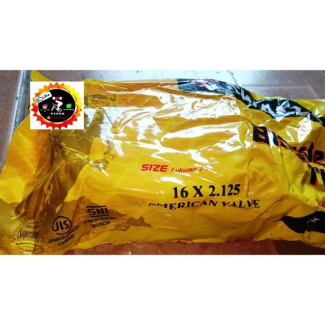 BAN DALAM DEPAN SELIS 16 X 2.125 / SEPEDA LISTRIK
BAN DALAM SEPEDA ANAK 16
UKURAN 16 X 2.125