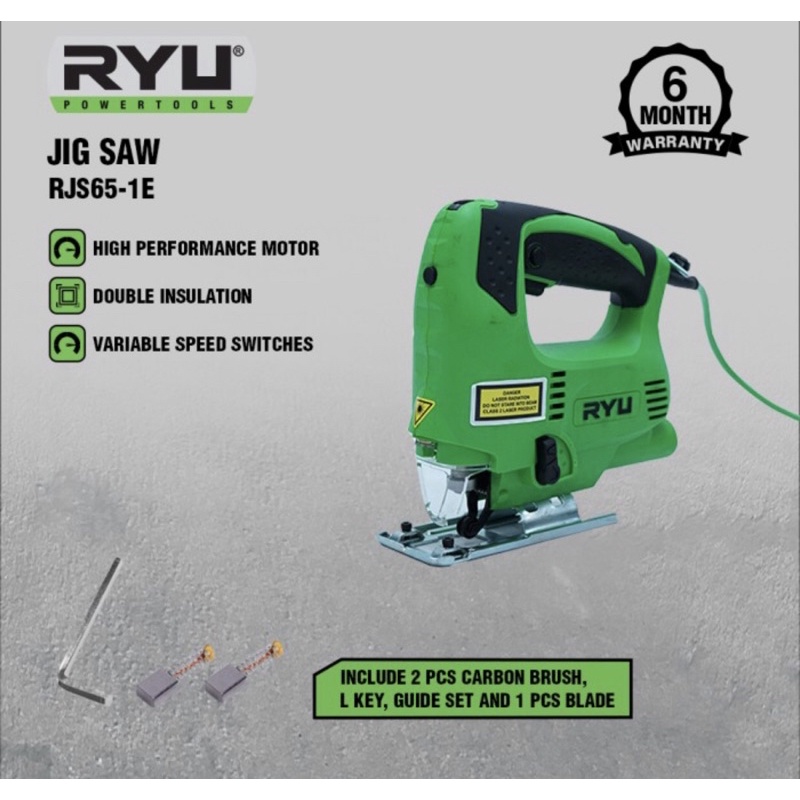 Mesin Jigsaw RYU RJS 65-1E /Gergaji Kayu RJS65-1E