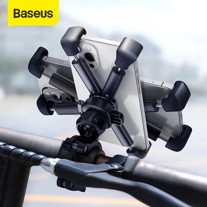 BASEUS PHONE HOLDER SEPEDA MOTOR BICYCLE BIKE MOTORCYCLE