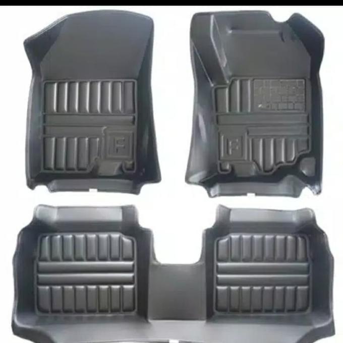 karpet mangkok mobil 5d frontier black carbon All New Brio 2 Baris megaor13 Murah