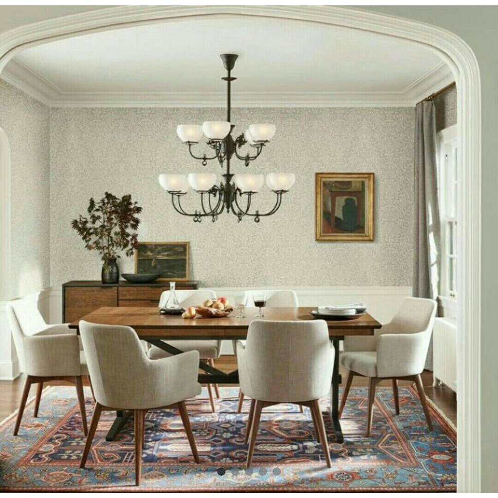 meja set mewah + 4 kursi makan.kursi kantor kursi santai