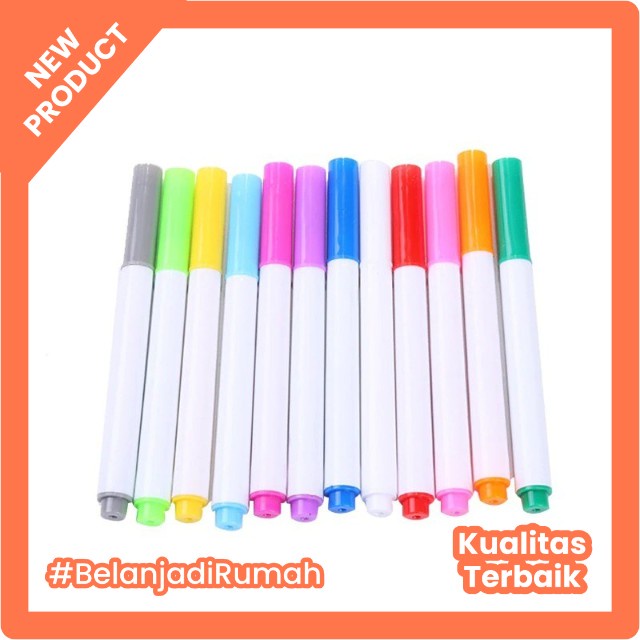 

Kapur Liquid Chalk Erasable Pen Marker Kaca Papan Tulis 12 PCS - GP-96 - Multi Color