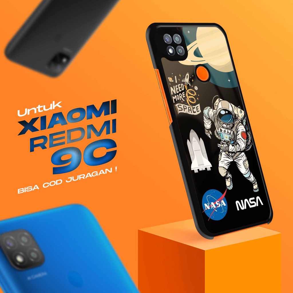 Casing XIAOMI REDMI 9C - CASE XIAOMI REDMI 9C [ NASA ASTRONOT ] Softcase XIAOMI REDMI 9C  - Case Hp 