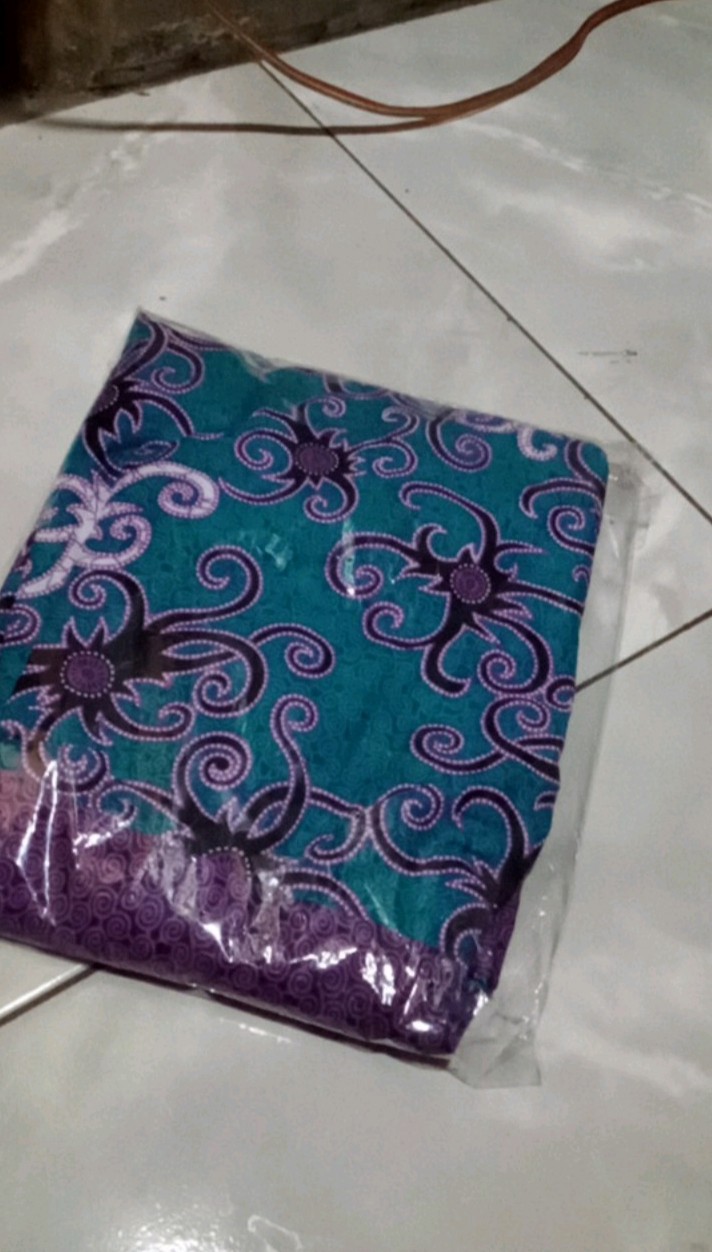 Promo Batik Couple Keluarga Sarimbit Sania Ruffle Batik Ori Ndoro Jowi Motif Cumi Tosca