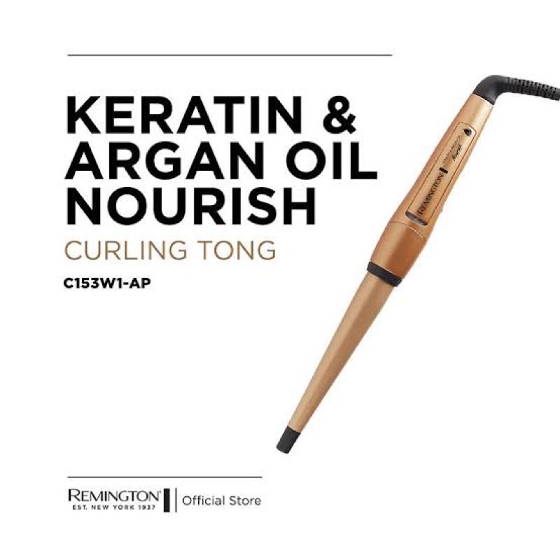 Remington Keratin & Argan Oil Nourish Tong - preloved