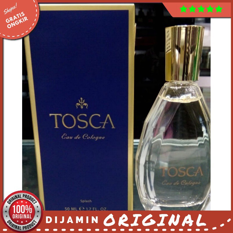 Parfum Original Tosca Eau De Cologne 50Ml Asli Ori Wangi Enak Elegan Tahan Lama