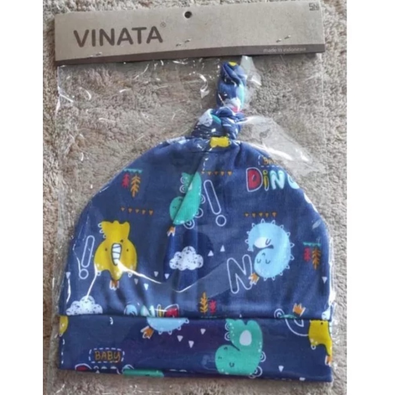 VINATA-TOPI BAYI KUNCUNG FULL PRINT-TOPI BAYI MURAH