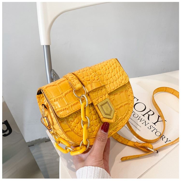 TASHAPPY JTF1135 Tas SELEMPANG Model Saddle Bag Croco Wanita Cantik model korea supplier tas import