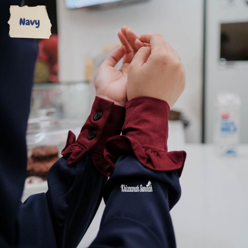 SET AZIMA BY KHIZANNAH SUNNAH / SET SYARI / GAMIS SYARI FREE NIQAB / GAMIS ITY CREPE / GAMIS BUSUI /