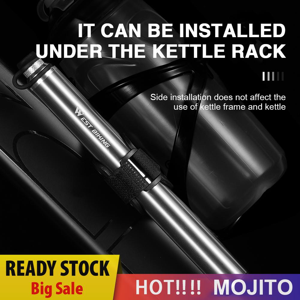 West Biking Pompa Angin Mini 160psi Untuk Ban Sepeda Balap / Mtb / Basket