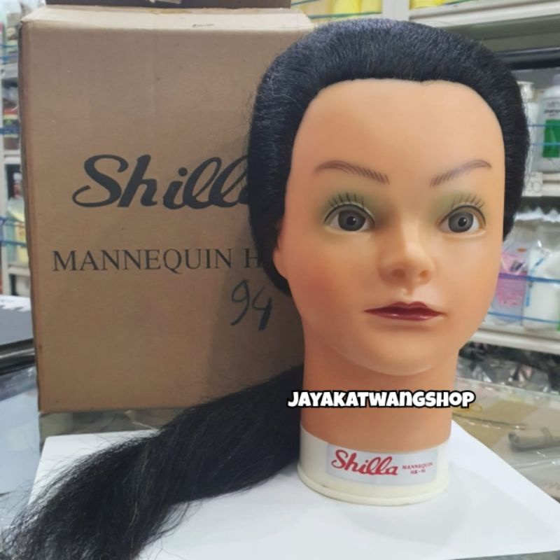 SHILLA Mannequin HK - 94 100% Rambut Asli Original | Manekin | Patung Kepala | Boneka Kepala