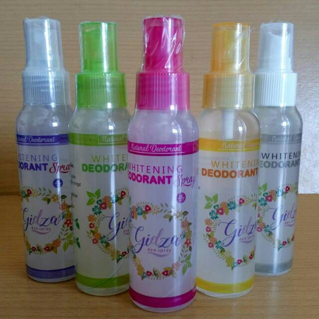 Whitening deodorant spray