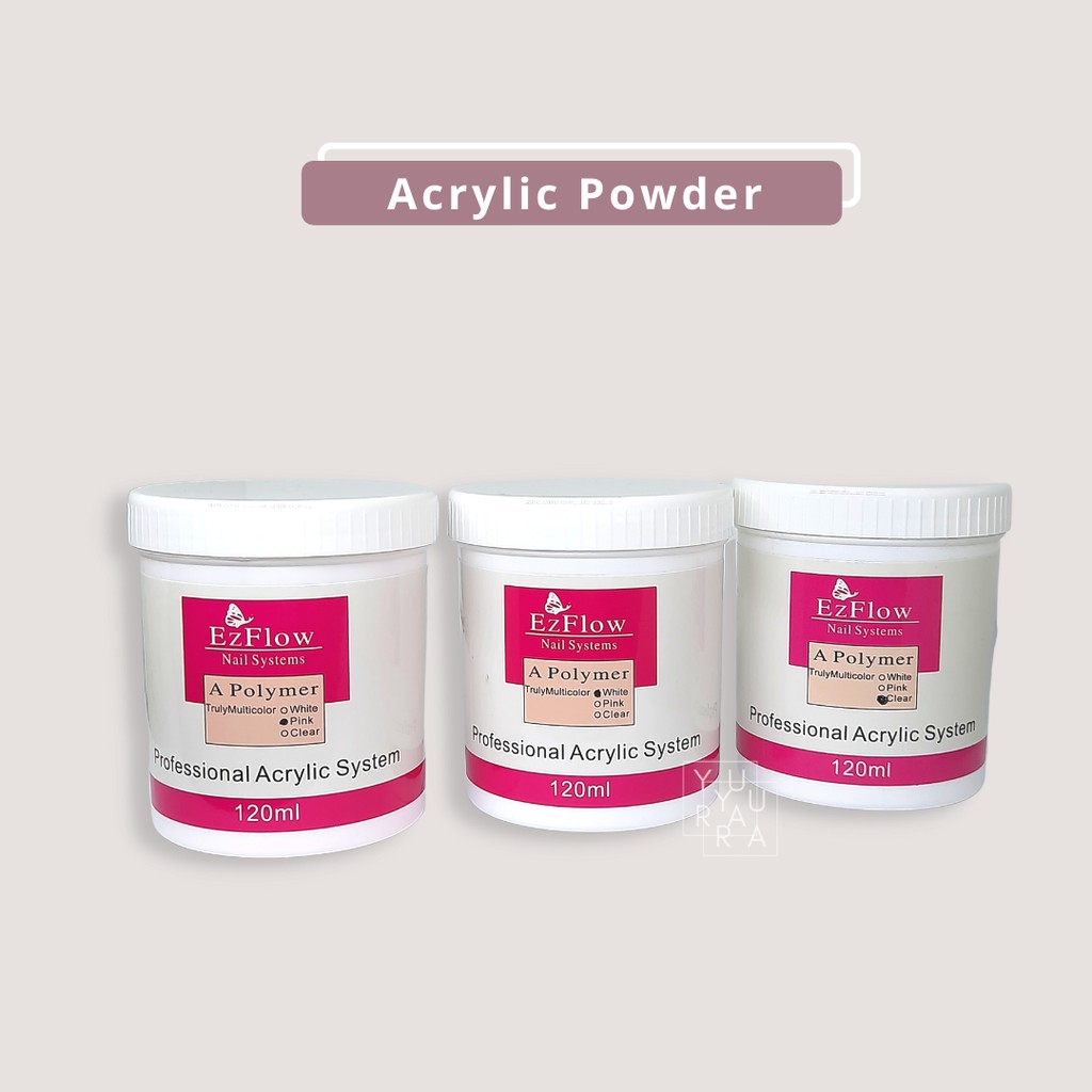 Acrylic Powder Bubuk Akrilik EZ Flow 120g