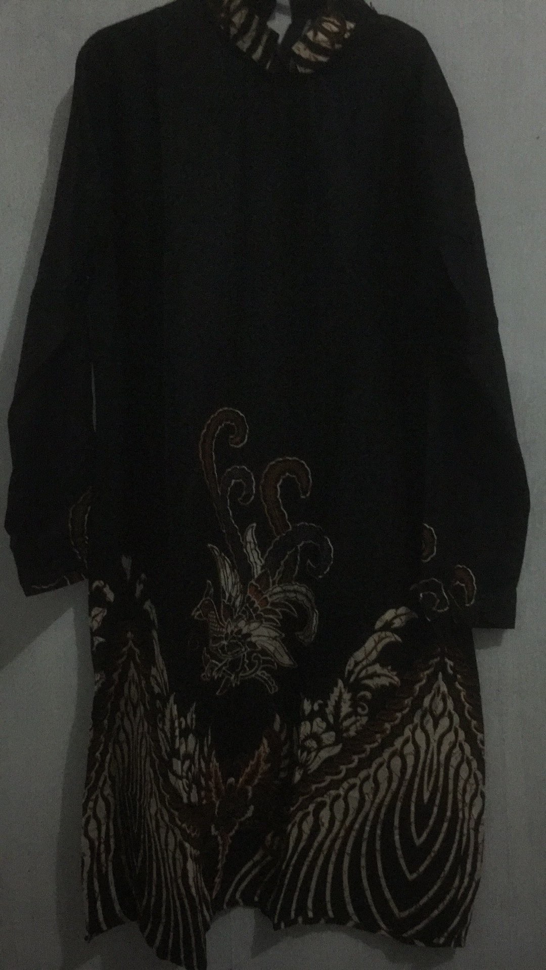 Baju Tunik Batik Fashion Atasan Tunik Cewek Kantor Outer Solo Td 228