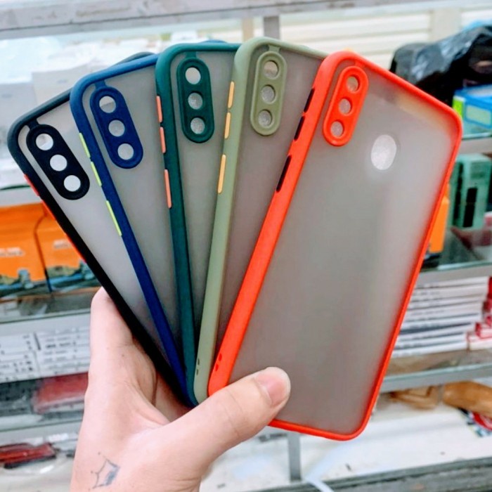 Case Samsung Galaxy M20 Tranparent hard Casing