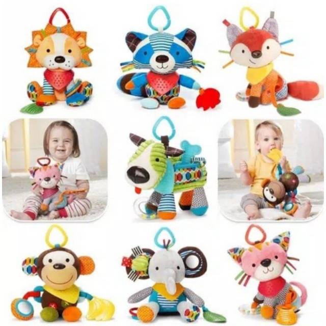 boneka rattle bayi / boneka tether bayi / gigitan bayi