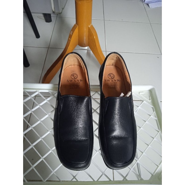 SOLD sepatu pantofel loafer wanita kulit asli Swank size 5
