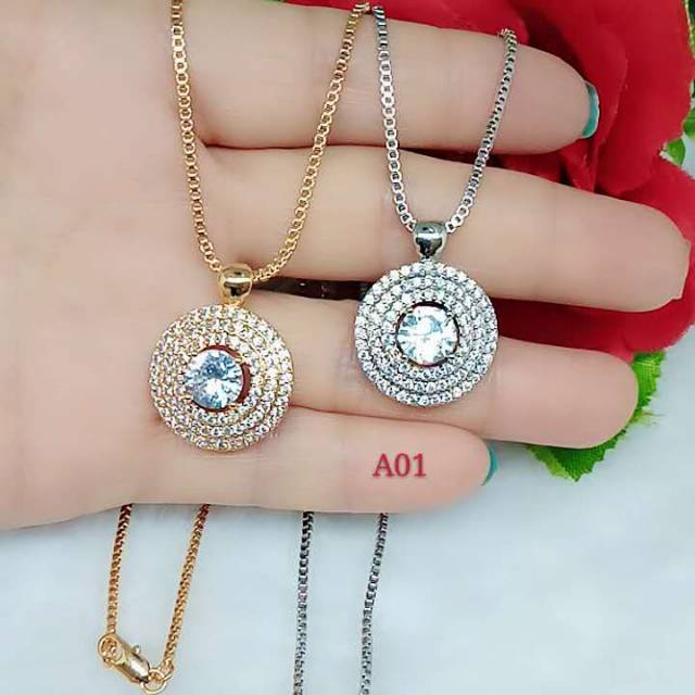 Kalung xuping liontin full mata A01-02