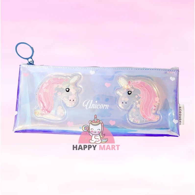 

Kotak pensil monokrom unicorn