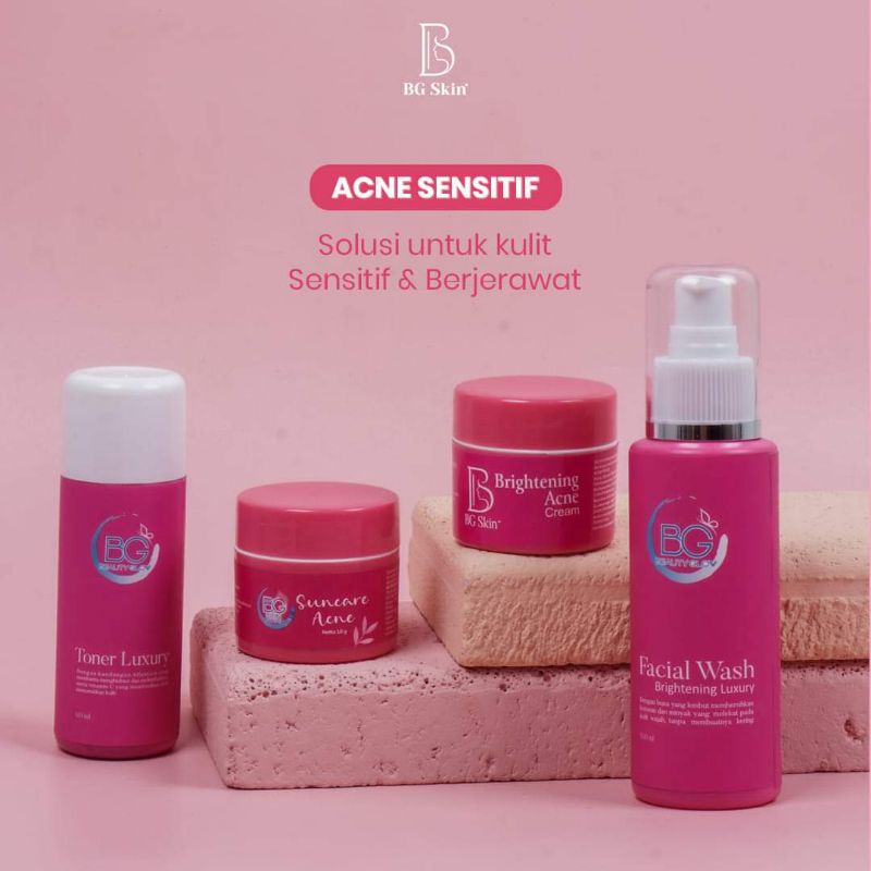 PAKET LUXURY (NEW PACKAGING) WHITENING BEAUTY GLOW BG SKINCARE