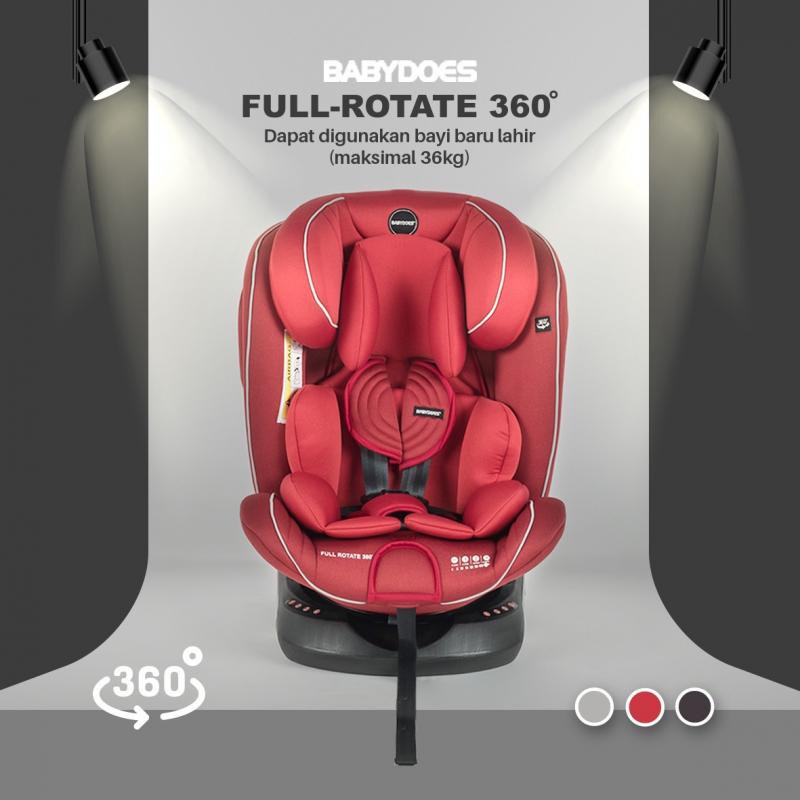 Carseat Babydoes Full Rotate 360 Derajat / Dudukan Mobil Anak Bayi