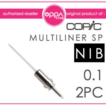 

[[COD]] NIB Copic Multiliner SP NIB 0.1 2 pcs Mata Pen Copic CML/N01 KOMPLIT Kode 200