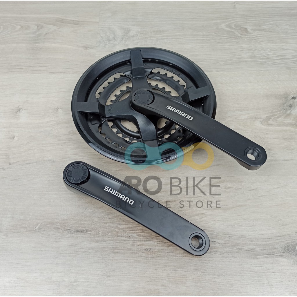 Crank set gir shimano tourney FC-TY301 42T crank 3 speed 3 x 6 7 8 sp