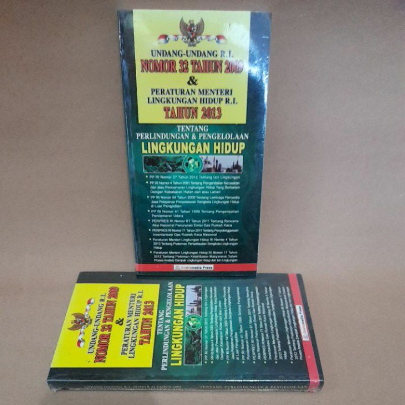 UU LINGKUNGAN HIDUP : Tentang Perlindungan & Pengelolaan - Grahamedia Press