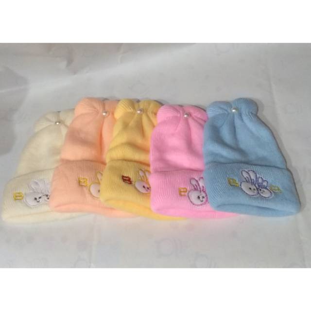 Topi Bayi New Born Rajut