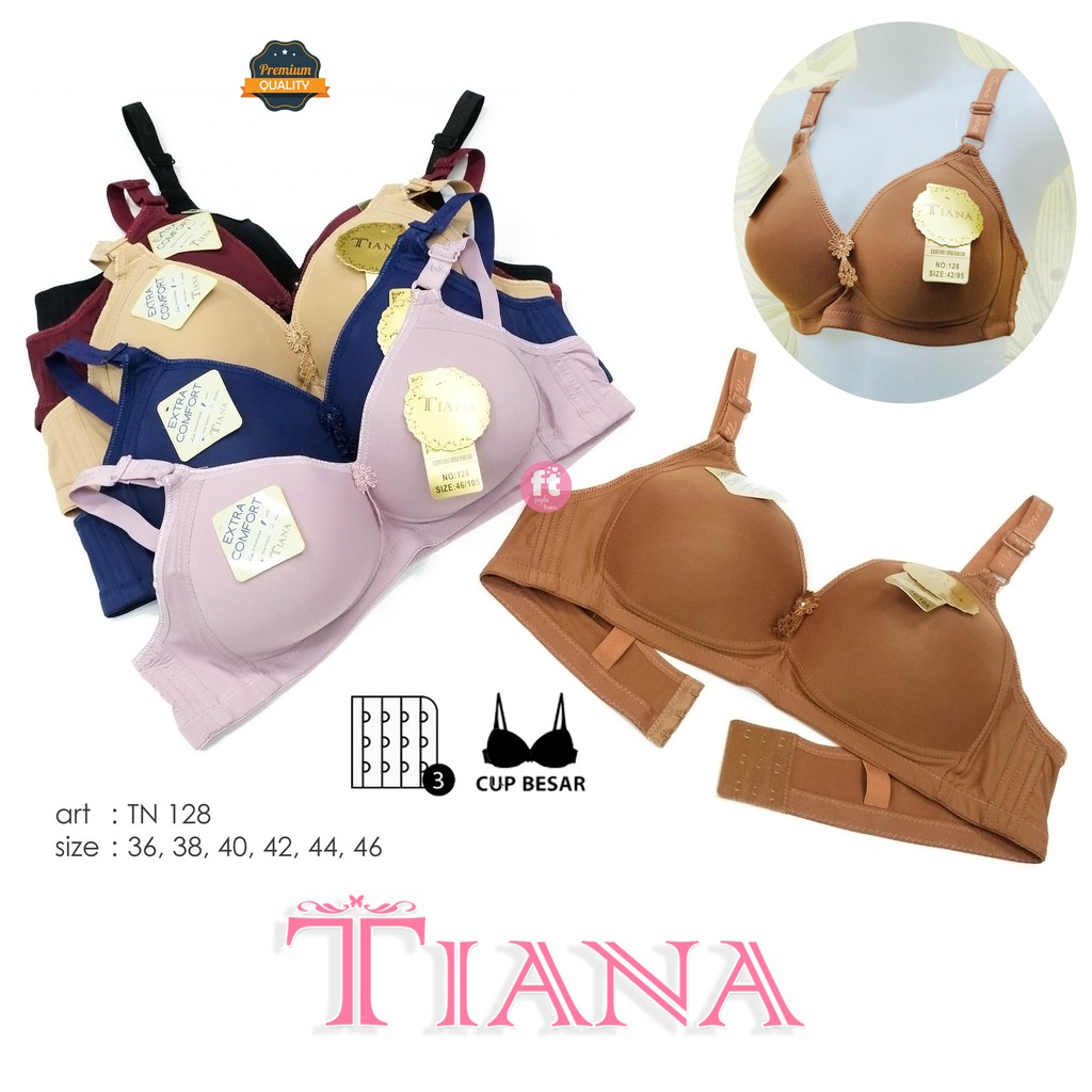 TIANA | BRA Cup Besar Kait 3 / BH Jumbo / art TN 128