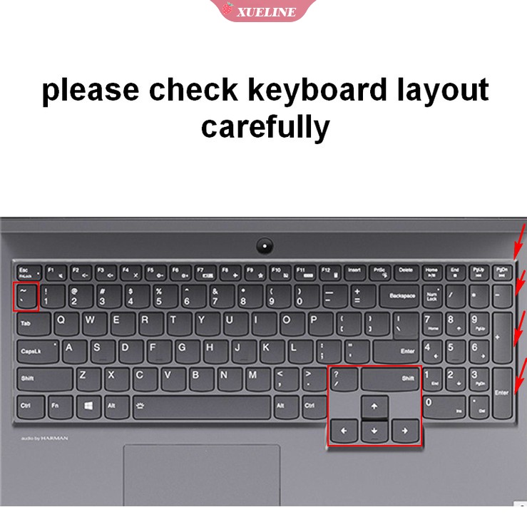 Skin Cover Pelindung Keyboard Gaming Bahan Silikon Tpu 3 Untuk Lenovo Ideapad Y7000P / R7000 2020 Lenovo