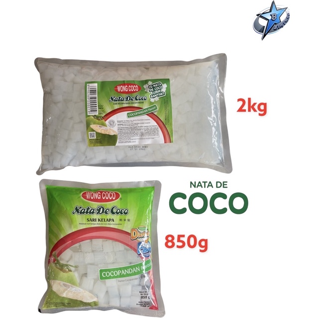 

Nata De Coco (Wong Coco) 2kg / 800g