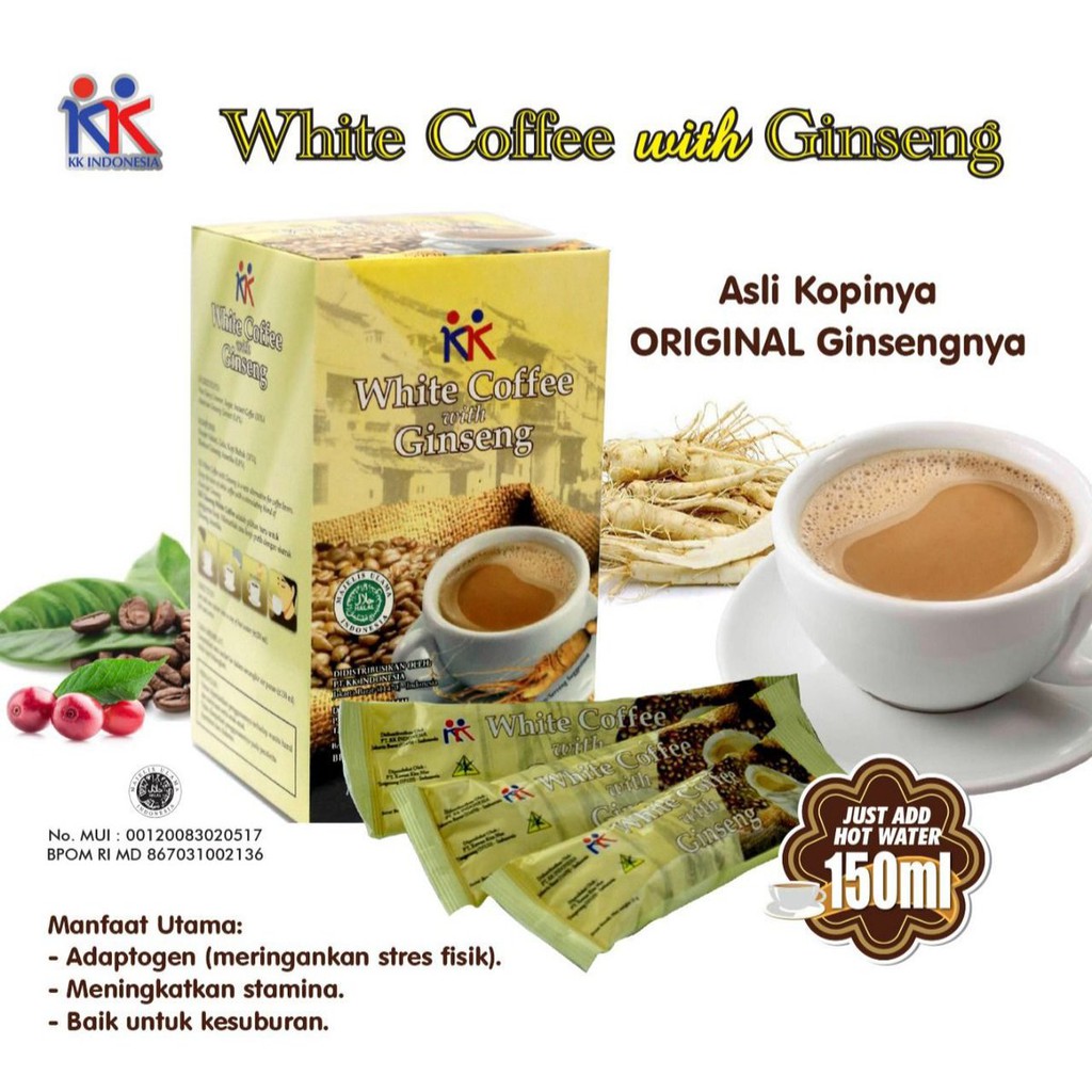 

White Coffee with Ginseng