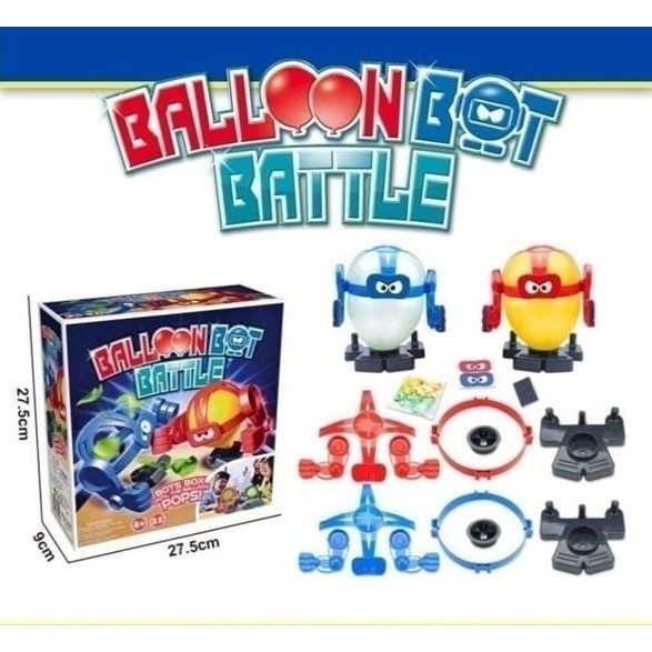 Jual Mainan Anak Adu Jotos Robot Balon Boxing Game Balloon Bot Battle ...