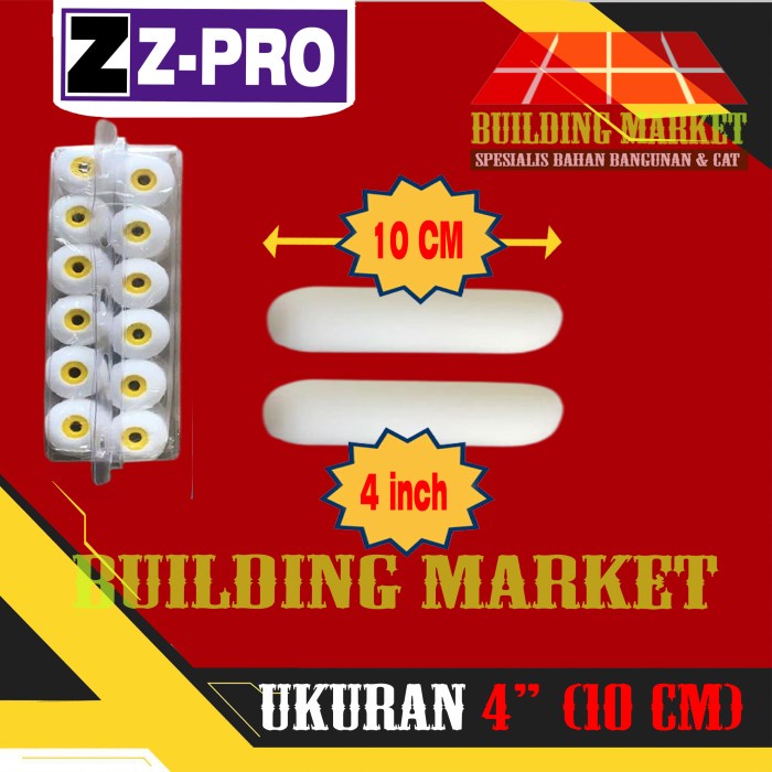 Fr20r21 Busa Kuas Rol Cat Minyak Z-Pro 4 Inch Kecil / Refill Kuas Roll Rfr201R515
