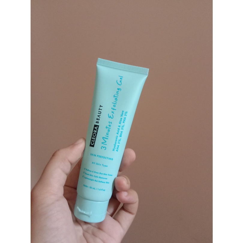 (READY STOCK) CLEORA 3 MINUTES EXFOLIATING EXFO GEL Face Peeling Gel Mask Peel Wajah 50ml