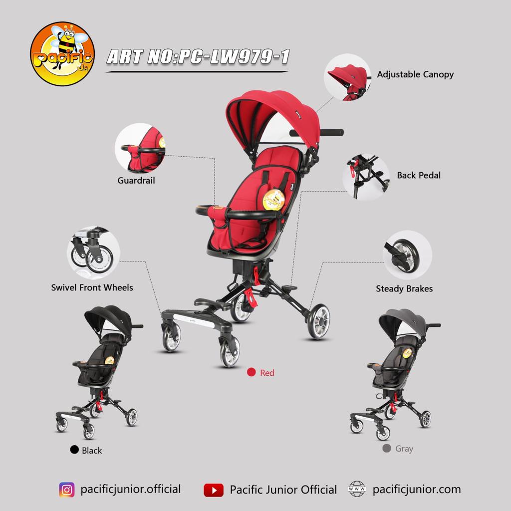 Kereta dorong anak bayi pacific LW 979 989 999-1 baby stroller bisa dilipat cabin size LW979 LW989 LW999-1 LW120 LW 120 LW121 LW 121 LW126 LW 126 LW131 LW 131 LW132 LW 132