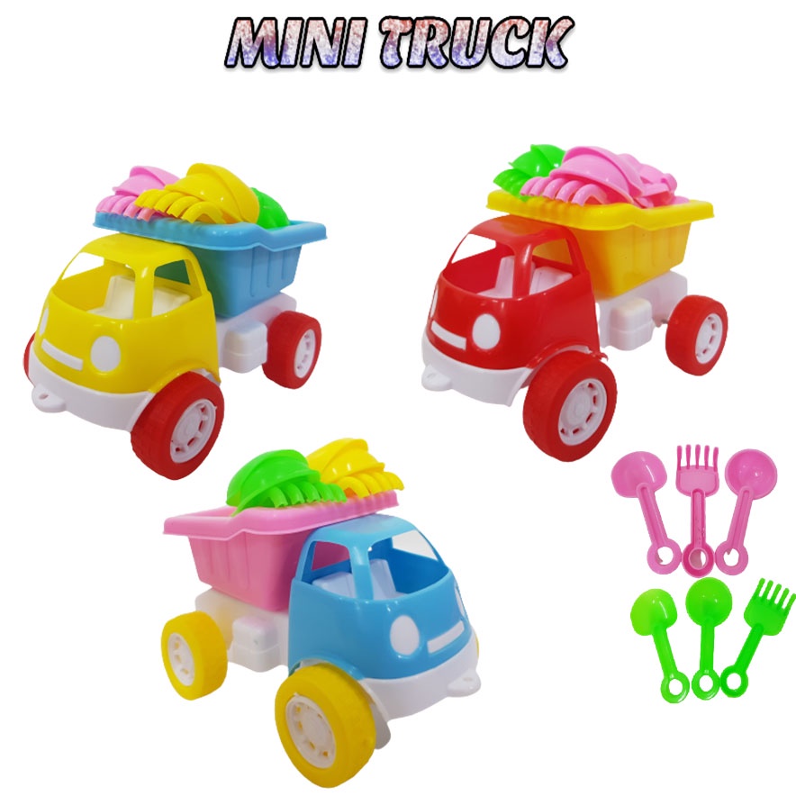 Mainan Truk Pasir/ Mainan Sand Toys Truck Free Sekop LP7