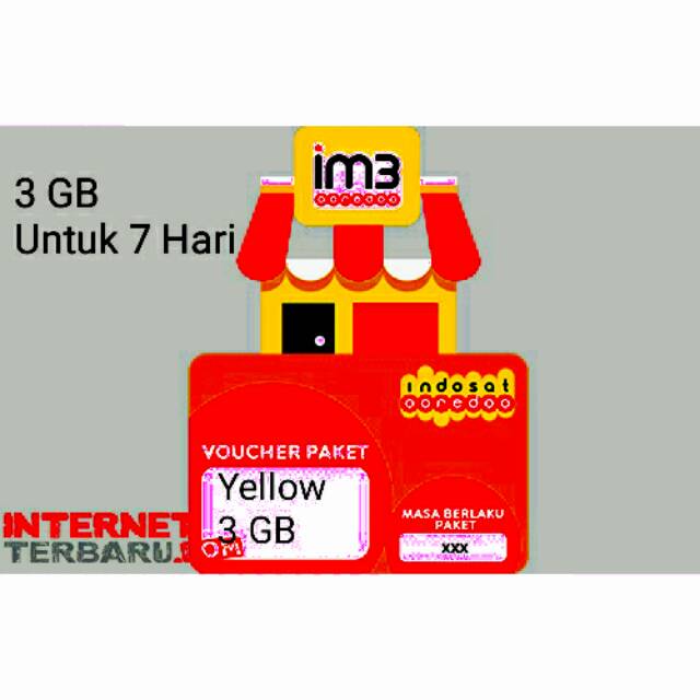 Paket Indosat Yellow 3 GB