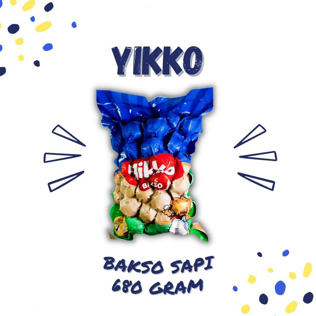 

ADDRIELLA Yikko Bakso Sapi 680gr/Isi 55pcs | Yikko/Frozenfood/Frozenfood Murah