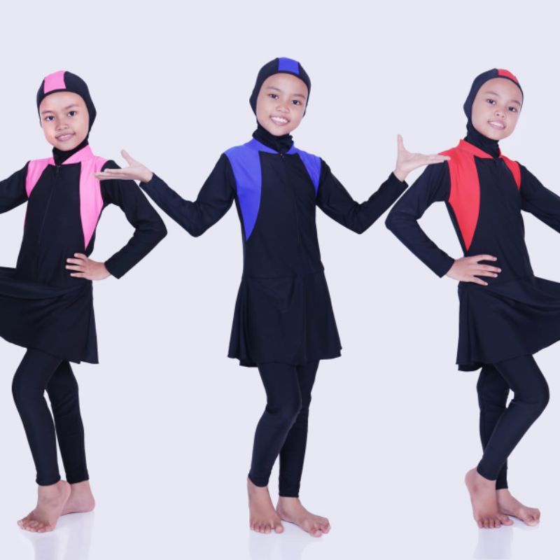 BAJU RENANG MUSLIM ANAK /BAJU RENANG ANAK MUSLIM