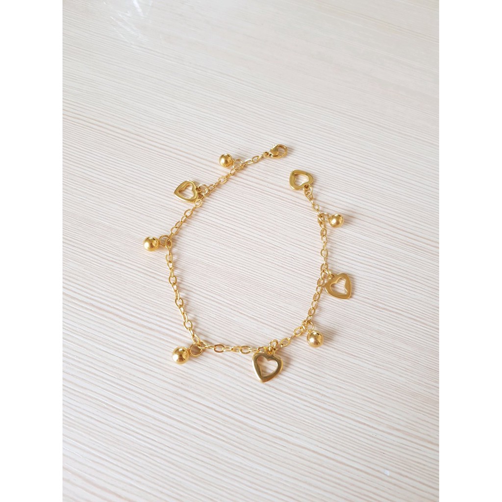 Gelang Love Titanium ANTI KARAT SELAMANYA PGM GT05