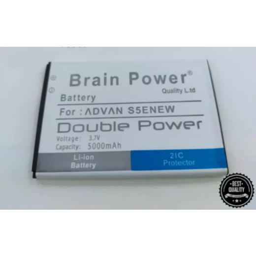 Double Power Battery Batere Batre Baterai Brain Power Advan S5E New S5E Core BP50AA BP-50AA