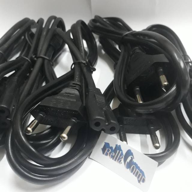 Kabel Power 2 Lubang / Kabel Power Printer Angka 8 / kabel power printer ps2 ps3/Kabel Sambungan Adaptor,priter dan elektromil lainnya