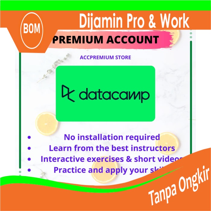 Garansi Datacamp Pro Training Designed Full Akses &